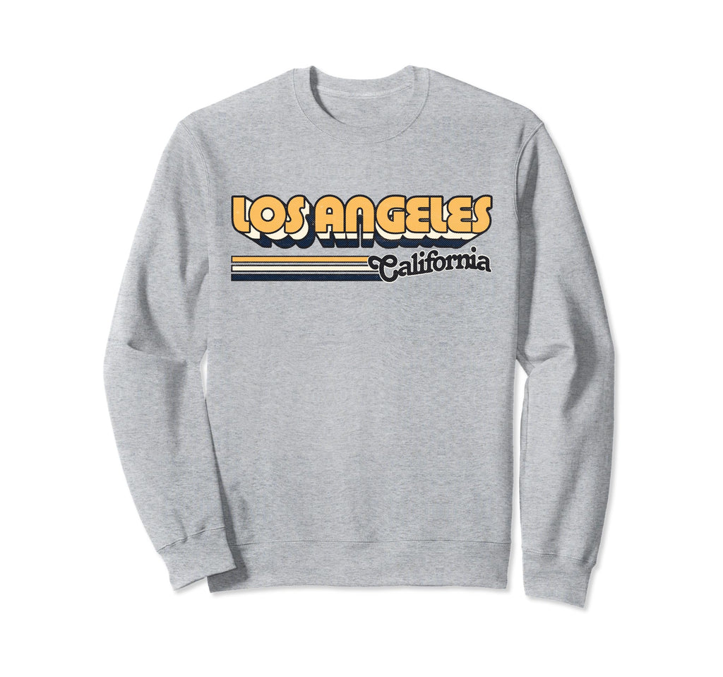 Los Angeles Stripes 70S Typography Sweatshirt - Aesthetic Graphic Unisex - T-Shirt, Sweatshirt, Hoodie