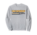 Los Angeles Stripes 70S Typography Sweatshirt - Aesthetic Graphic Unisex - T-Shirt, Sweatshirt, Hoodie