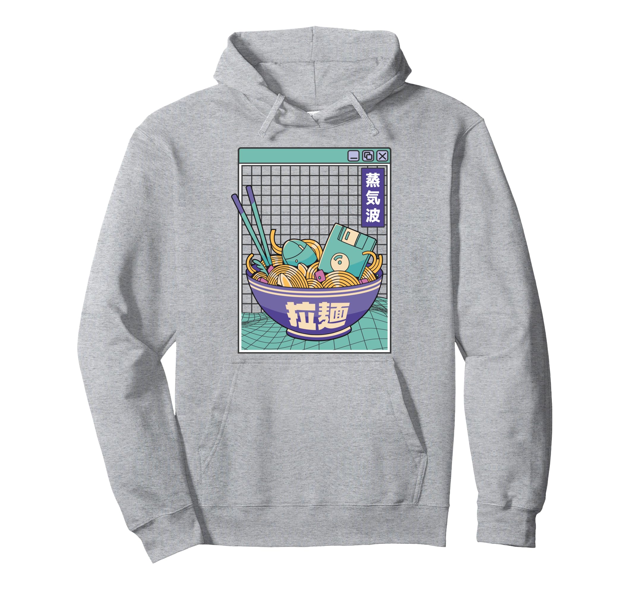 Ramen Noodles Bowl Kawaii Weirdcore Hoodie - Graphic Print Unisex - T-Shirt, Sweatshirt, Hoodie