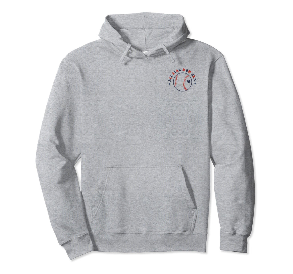 Funny My All Star Mom Era Baseball Mama Hoodie - Aesthetic Graphic Unisex - T-Shirt, Sweatshirt, Hoodie