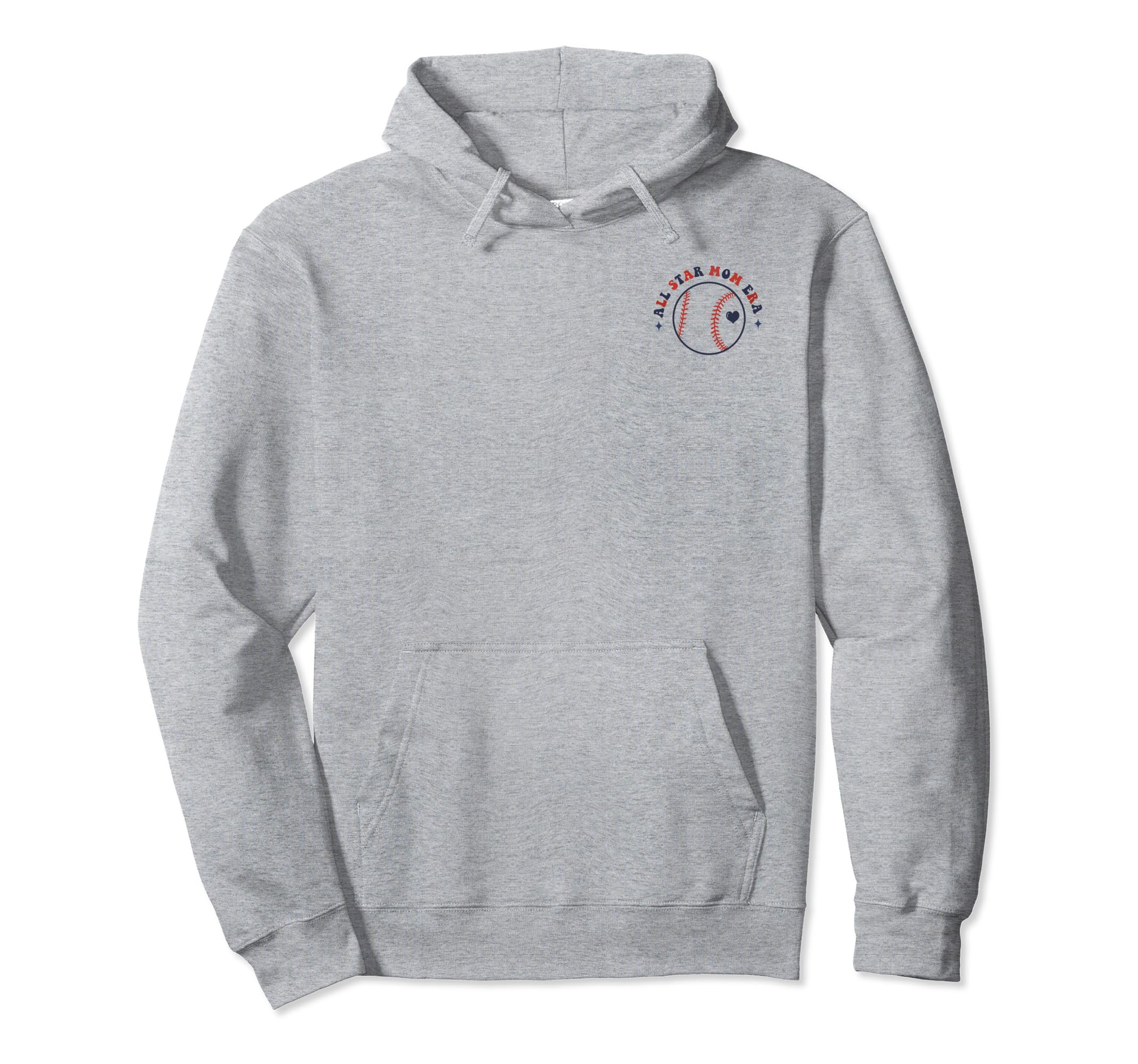 Funny My All Star Mom Era Baseball Mama Hoodie - Aesthetic Graphic Unisex - T-Shirt, Sweatshirt, Hoodie