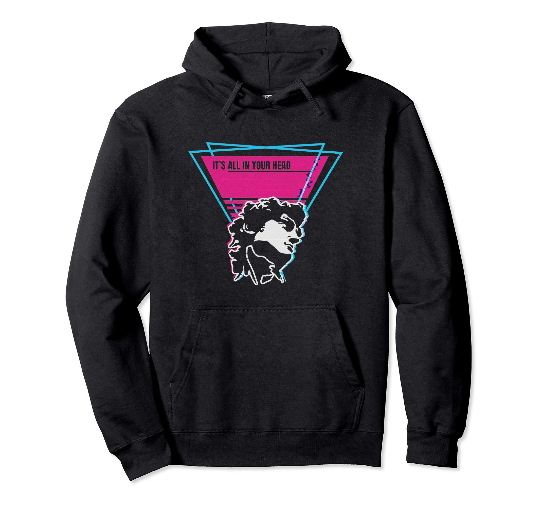 Vaporwave Aesthetic Statue Lover Hoodie - Fun Novelty Design for Adults - T-Shirt, Sweatshirt, Hoodie