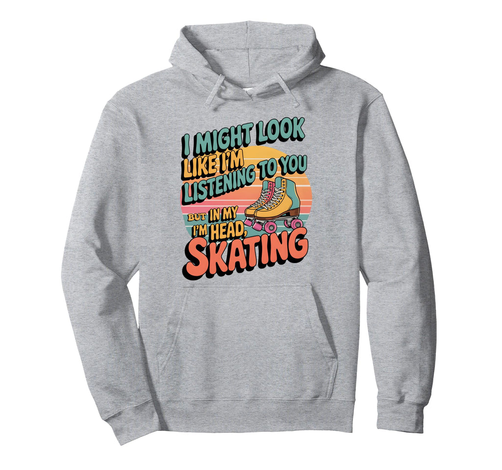 Roller Skating Skater Roller Skate 70S Hoodie - Unique Graphic for Adults - T-Shirt, Sweatshirt, Hoodie