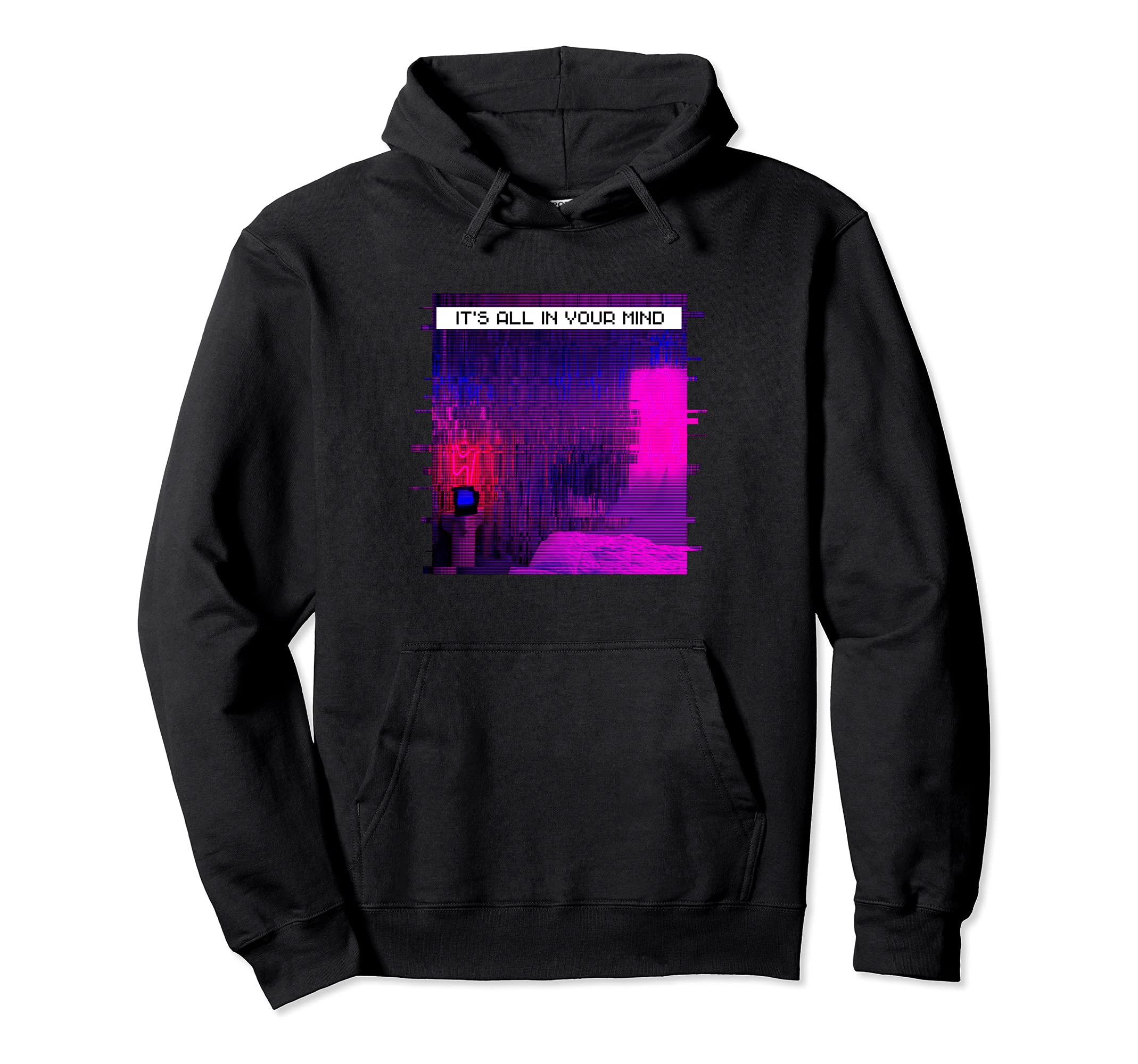 Its All Your Mind Emotional 80S 90S Hoodie - Graphic Print Men Women - T-Shirt, Sweatshirt, Hoodie