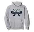 Honeoye Lake New York Distressed Hoodie - Minimalist Print Men Women - T-Shirt, Sweatshirt, Hoodie