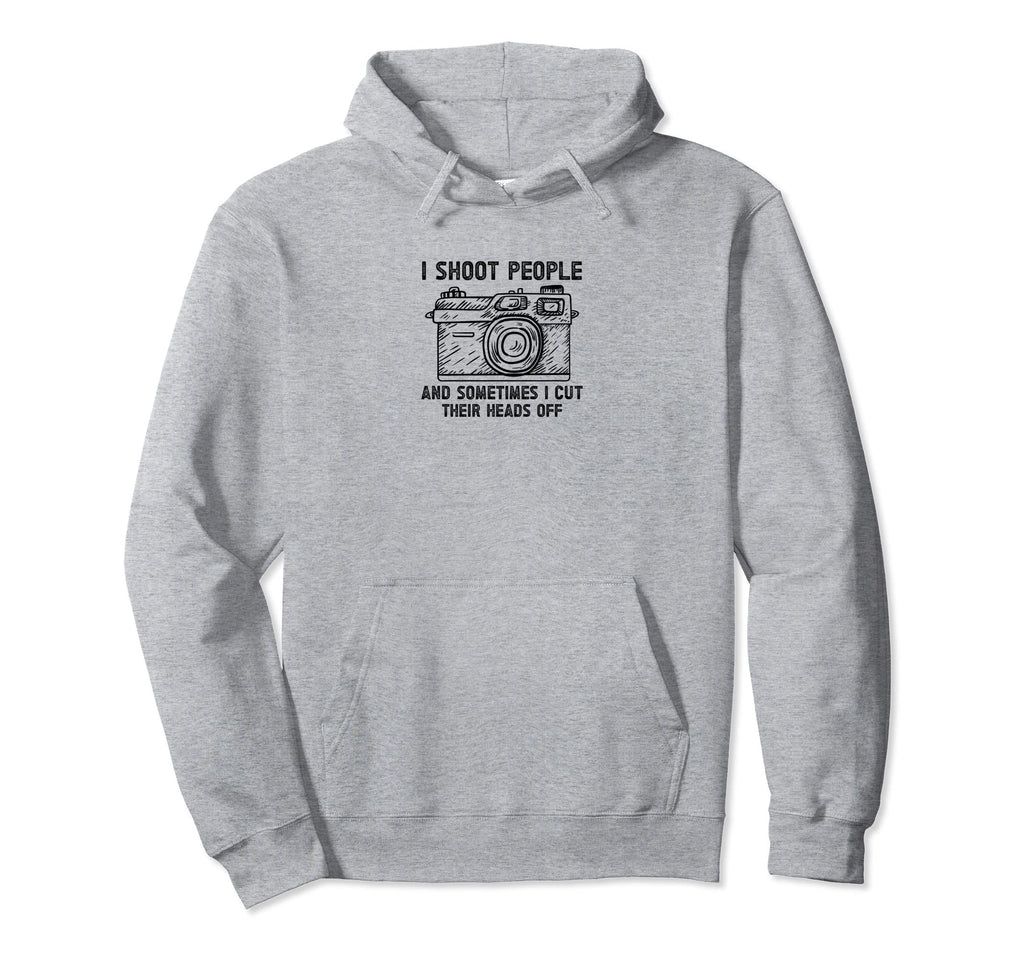 I Shoot People And Sometimes Cut Their Hoodie - Minimalist Print Men Women - T-Shirt, Sweatshirt, Hoodie