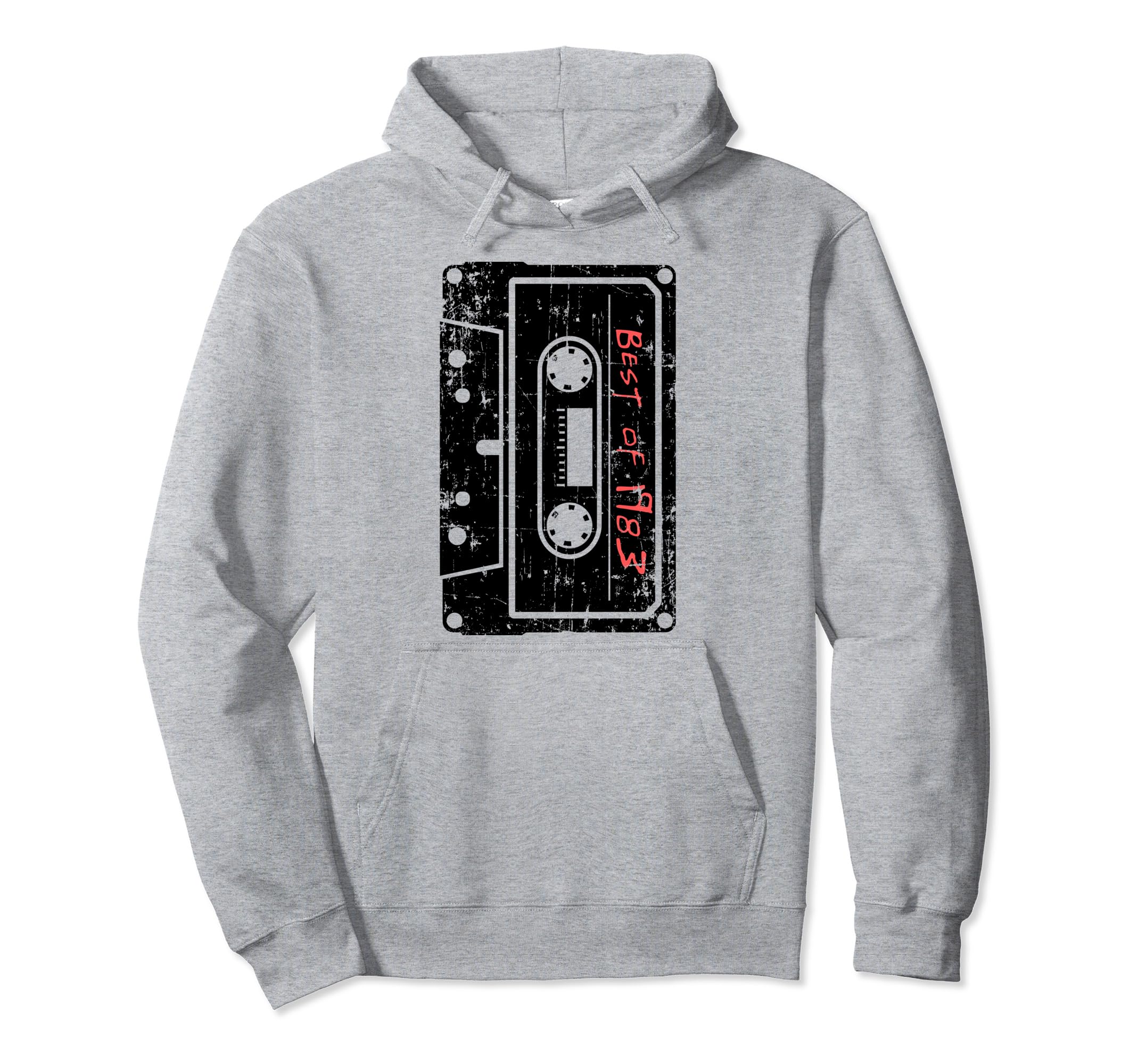 Best 1983 Mixtape Birthday Cassette Hoodie - Trendy Graphic Men Women - T-Shirt, Sweatshirt, Hoodie