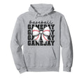 Baseball Game Day Mom Coquette Bow Hoodie - Casual Everyday Wear Unisex - T-Shirt, Sweatshirt, Hoodie