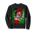 Afghanistan Flag Distressed Sweatshirt - Streetwear Style Unisex - T-Shirt, Sweatshirt, Hoodie