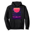 Sunset Vaporwave Aesthetic 90S Art Hoodie - Custom Art Print for Adults - T-Shirt, Sweatshirt, Hoodie