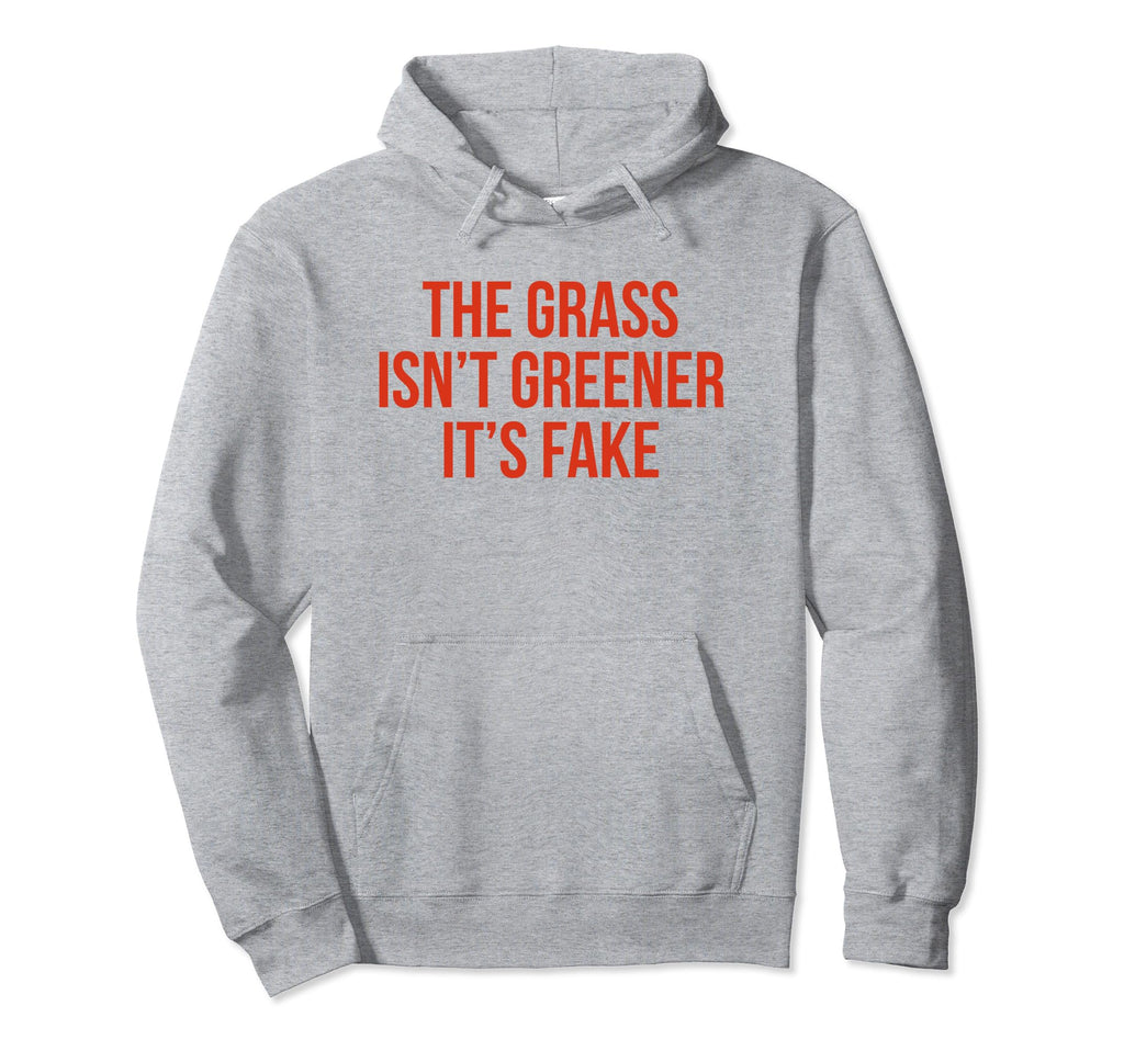 Grass Isnt Greener Its Fake Y2K Hoodie - Custom Art Print for Adults - T-Shirt, Sweatshirt, Hoodie