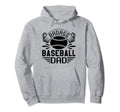 Badass Baseball Dad Funny Baseball Hoodie - Aesthetic Graphic Men Women - T-Shirt, Sweatshirt, Hoodie