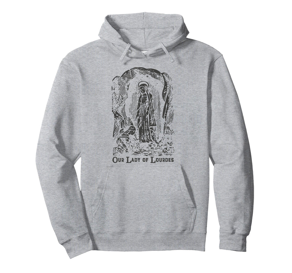 Our Lady Lourdes Bernadette Catholic Hoodie - Streetwear Style for Adults - T-Shirt, Sweatshirt, Hoodie
