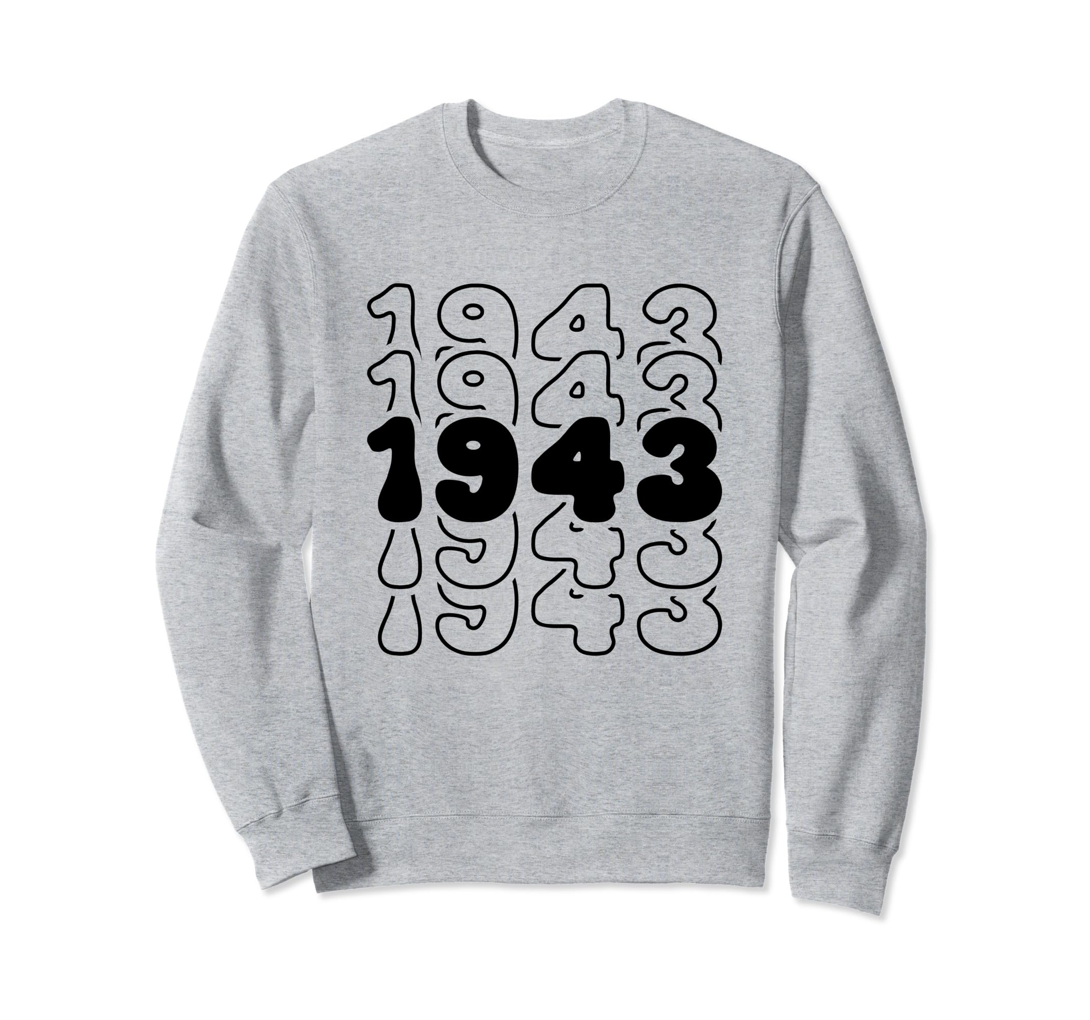 81 Year Old Groovy 81St Birthday Sweatshirt - Unique Graphic Men Women - T-Shirt, Sweatshirt, Hoodie