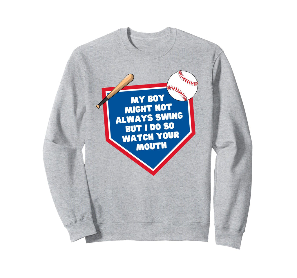 My Might Not Always Swing Funny Sweatshirt - Novelty Apparel for Adults - T-Shirt, Sweatshirt, Hoodie