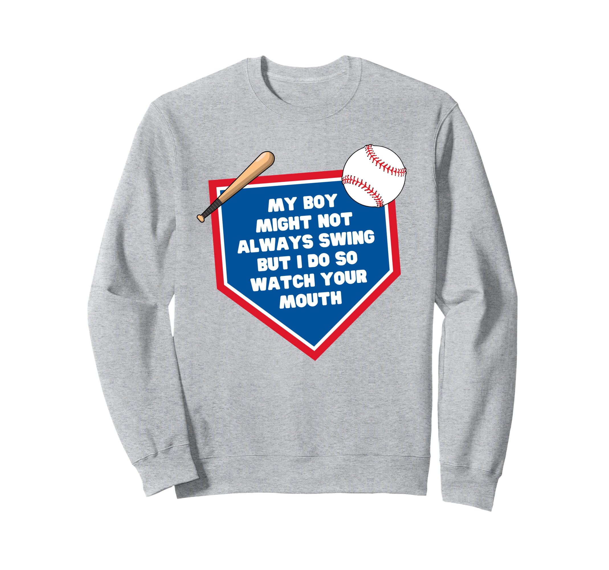 My Might Not Always Swing Funny Sweatshirt - Novelty Apparel for Adults - T-Shirt, Sweatshirt, Hoodie