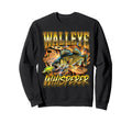 Walleye Whisperer Angler 90S Sweatshirt - Streetwear Style for Adults - T-Shirt, Sweatshirt, Hoodie