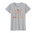 Cleveland Cle Baseball Distressed T-Shirt - Minimalist Print Unisex - T-Shirt, Sweatshirt, Hoodie