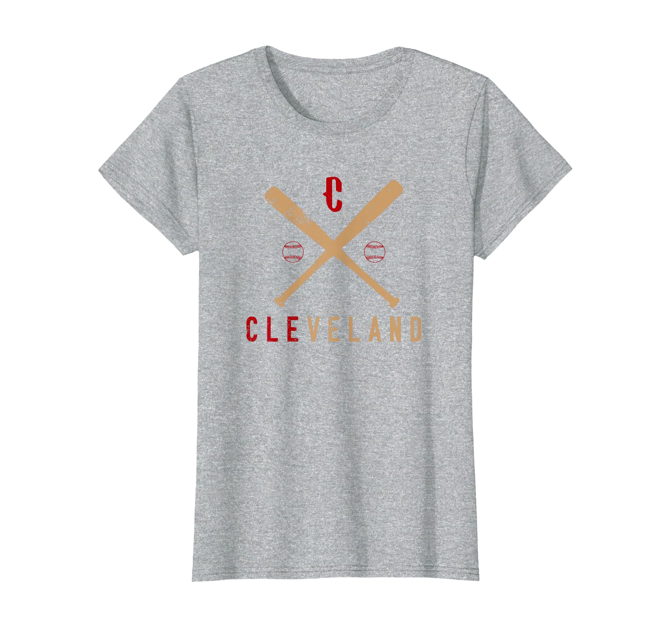 Cleveland Cle Baseball Distressed T-Shirt - Minimalist Print Unisex - T-Shirt, Sweatshirt, Hoodie