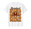 Basketball Mama Coquette Bow Game T-Shirt - Fun Novelty Design Men Women - T-Shirt, Sweatshirt, Hoodie