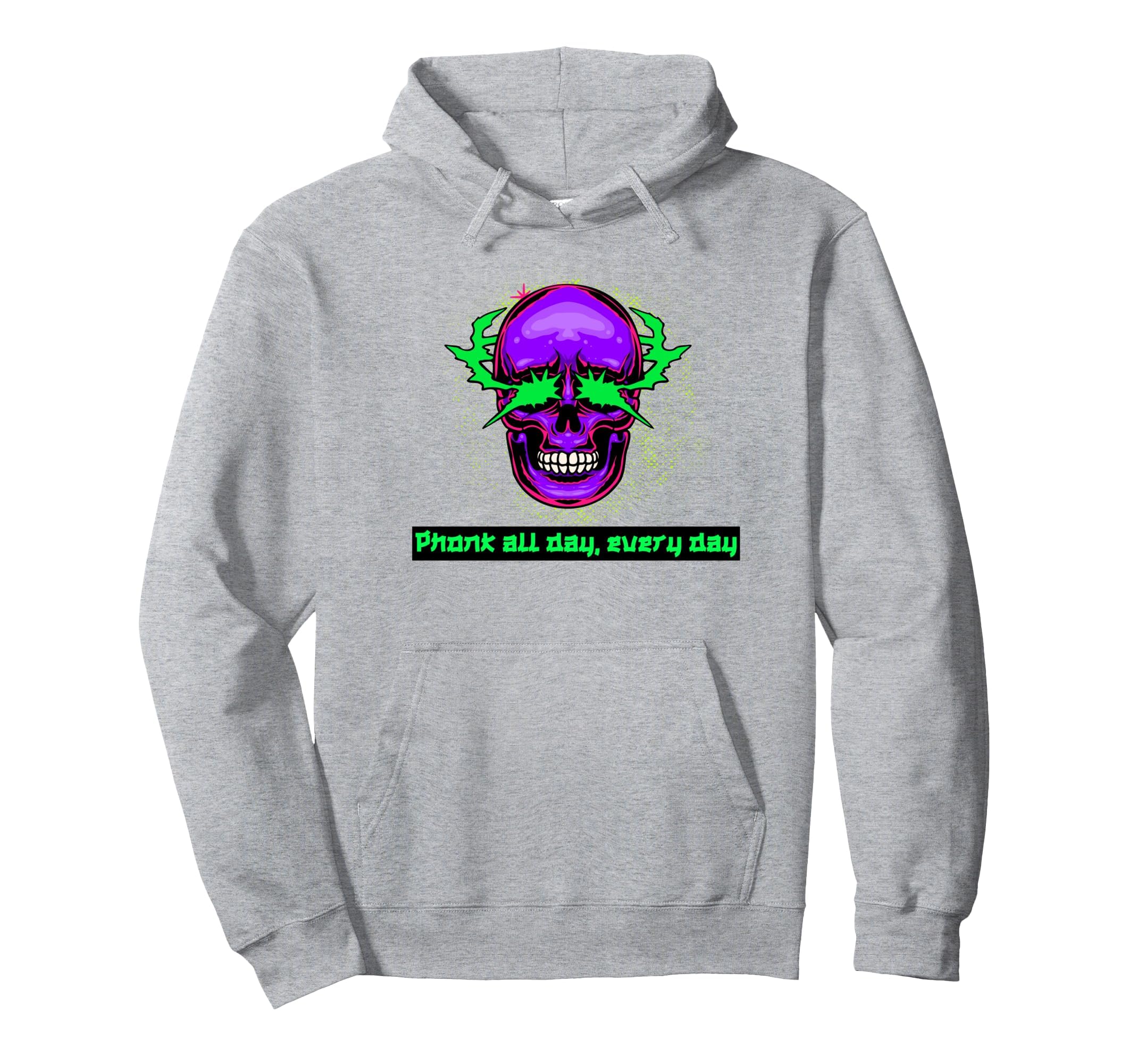 Phonk Vaporwave Skull Aesthetic Hoodie - Novelty Apparel Men Women - T-Shirt, Sweatshirt, Hoodie