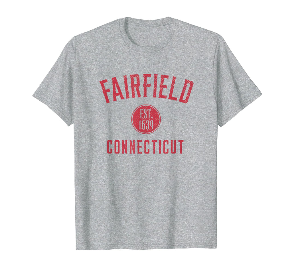 Fairfield Connecticut Varsity T-Shirt - Aesthetic Graphic Men Women - T-Shirt, Sweatshirt, Hoodie