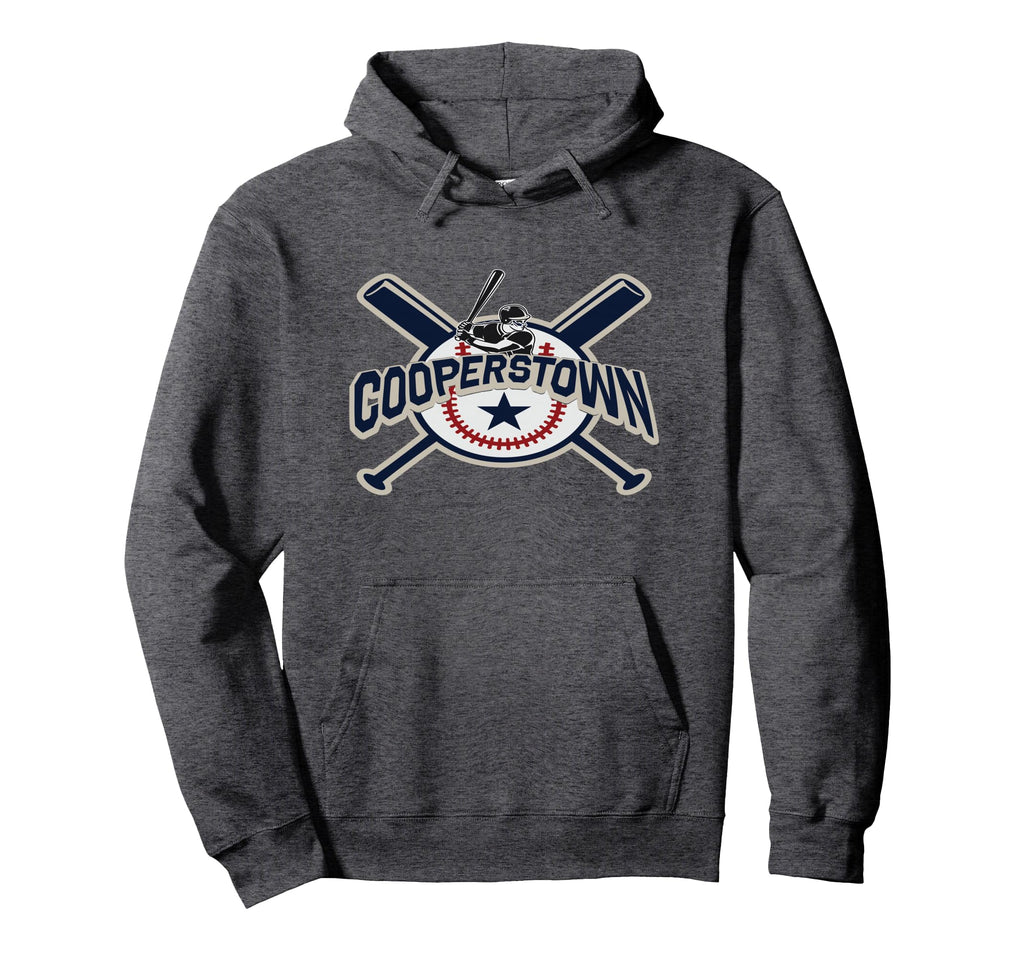 Cooperstown New York Baseball Game Hoodie - Trendy Graphic for Adults - T-Shirt, Sweatshirt, Hoodie