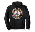 Peace Flower Imagine All People Hoodie - Casual Everyday Wear for Adults - T-Shirt, Sweatshirt, Hoodie
