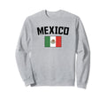Distressed Mexico Flag Mexican Sweatshirt - Casual Everyday Wear Unisex - T-Shirt, Sweatshirt, Hoodie
