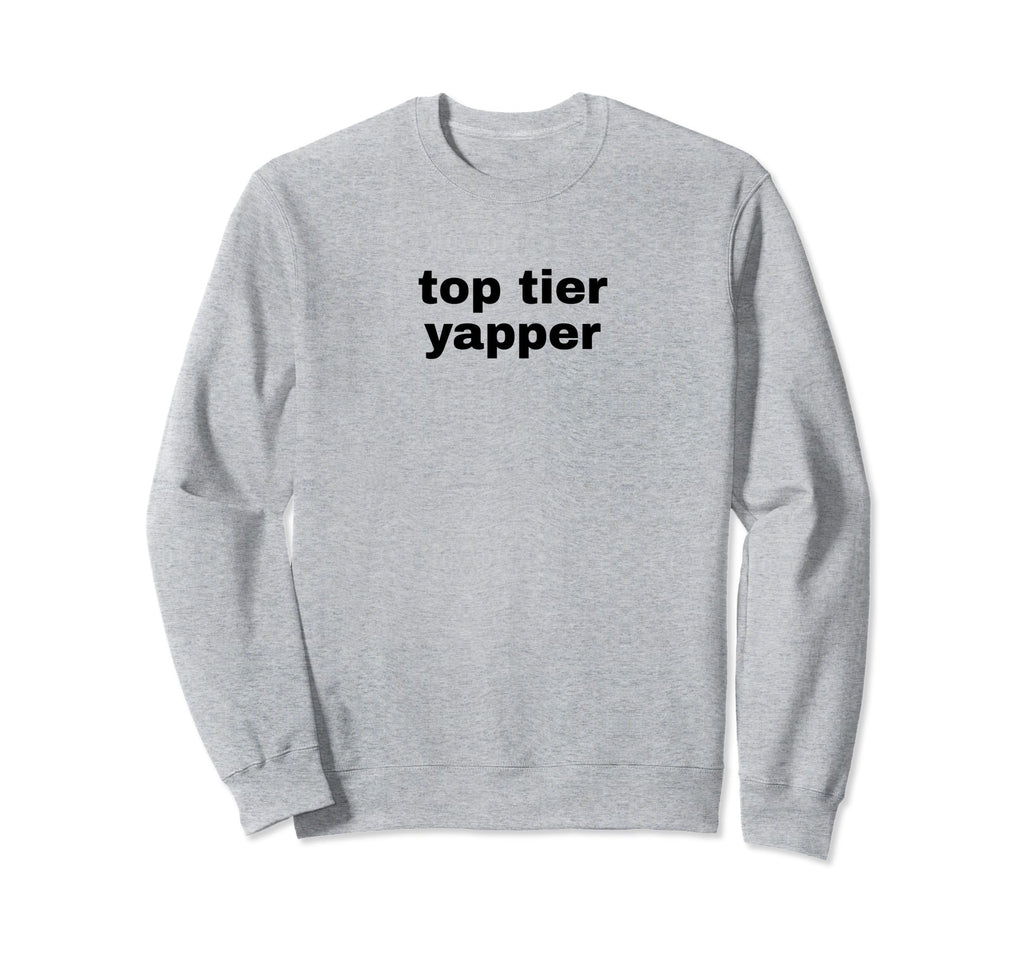 Tier Yapper Funny Y2K Aesthetic Sweatshirt - Unique Graphic for Adults - T-Shirt, Sweatshirt, Hoodie