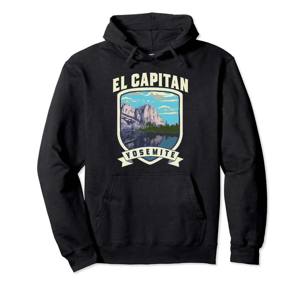 El Capitan Yosemite National Park Hoodie - Minimalist Print for Adults - T-Shirt, Sweatshirt, Hoodie
