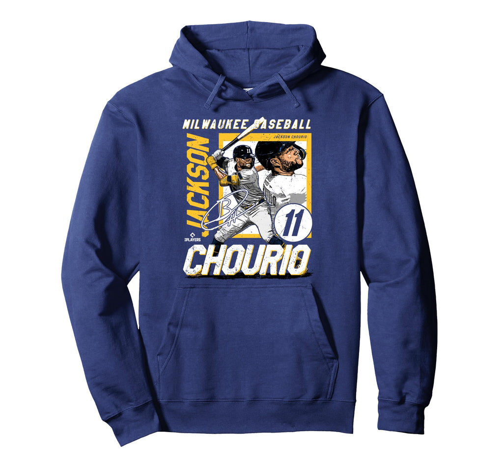 Jackson Chourio Milwaukee Mlb Baseball Hoodie - Graphic Print Unisex - T-Shirt, Sweatshirt, Hoodie