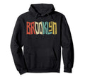 Brooklyn Ny 70S Graffiti Typography Hoodie - Novelty Apparel for Adults - T-Shirt, Sweatshirt, Hoodie
