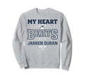 My Heart Beats Jarren Duran Boston Sweatshirt - Unique Graphic Unisex - T-Shirt, Sweatshirt, Hoodie