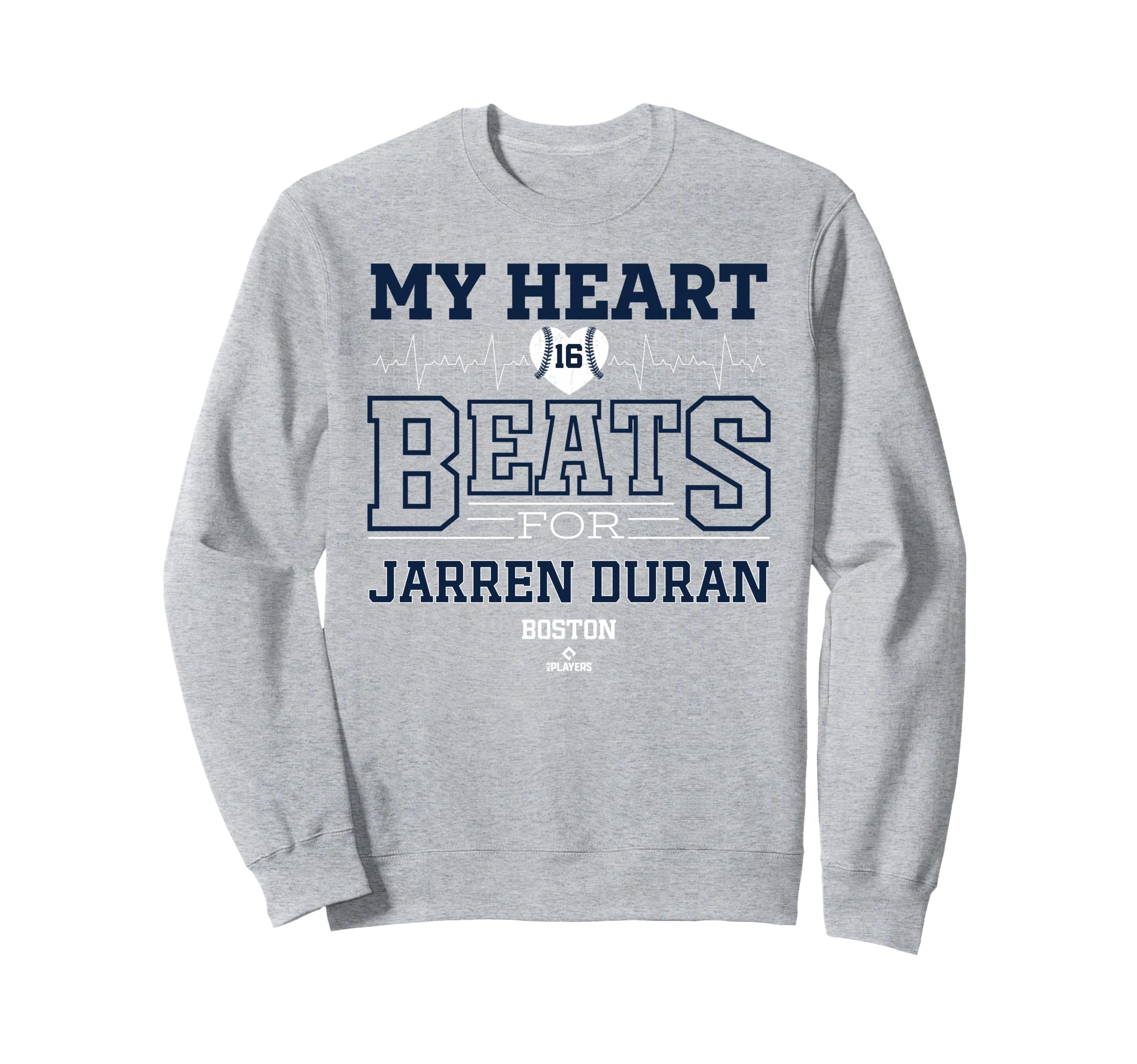My Heart Beats Jarren Duran Boston Sweatshirt - Unique Graphic Unisex - T-Shirt, Sweatshirt, Hoodie