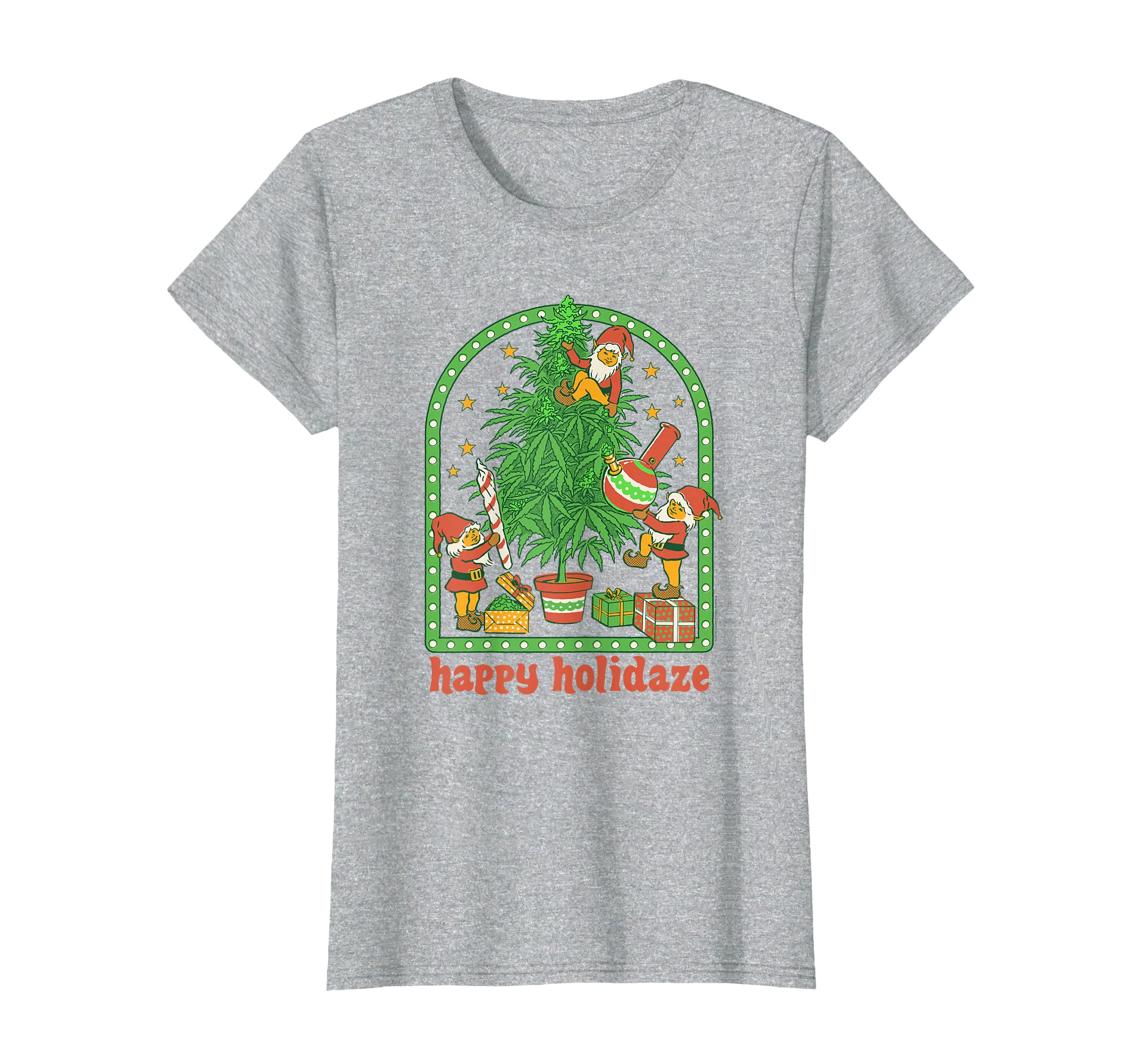 Steven Rhodes Happy Holidaze Funny T-Shirt - Custom Art Print for Adults - T-Shirt, Sweatshirt, Hoodie