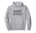 American Baseball Mama Typography Hoodie - Streetwear Style Men Women - T-Shirt, Sweatshirt, Hoodie