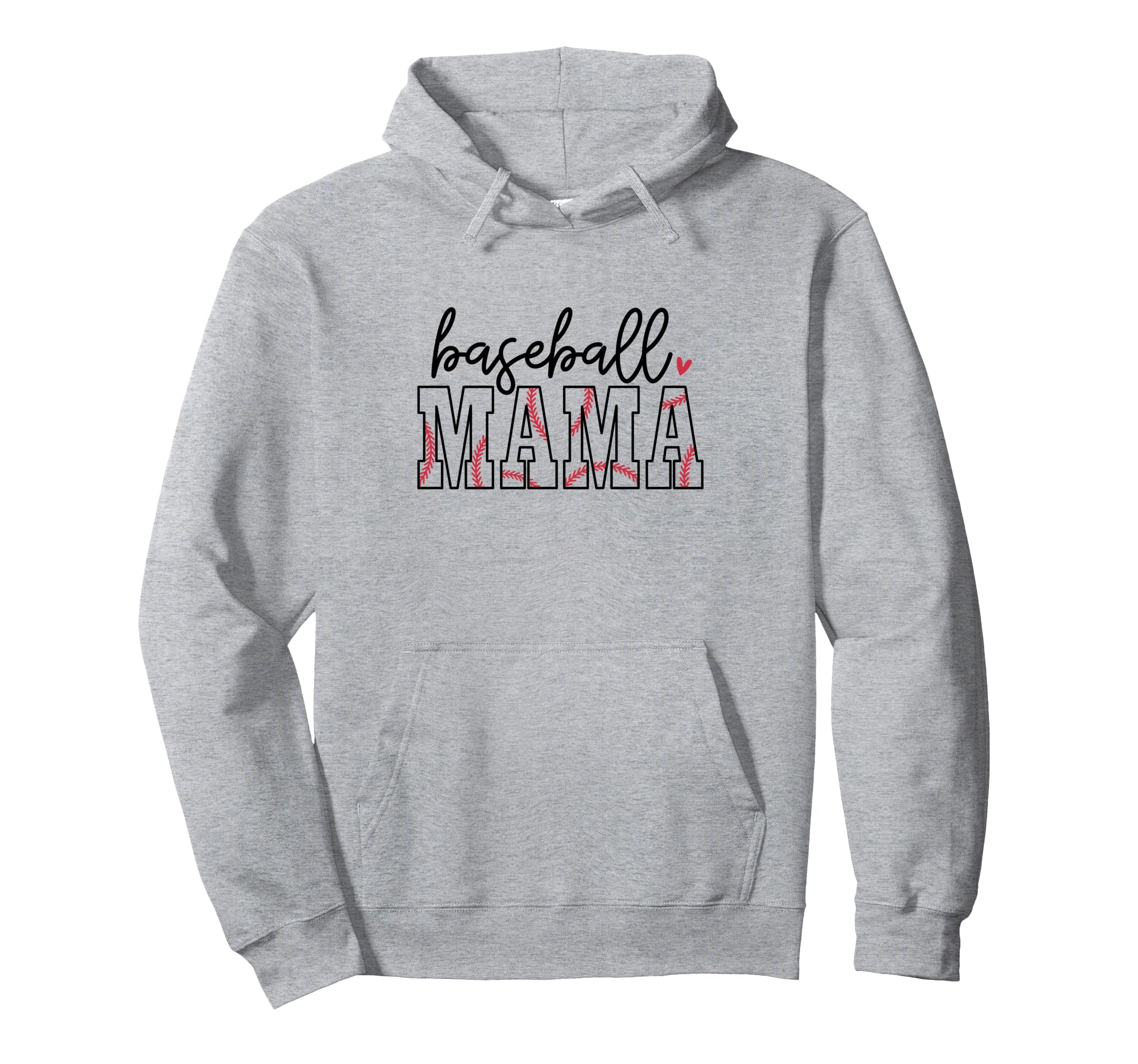 American Baseball Mama Typography Hoodie - Streetwear Style Men Women - T-Shirt, Sweatshirt, Hoodie