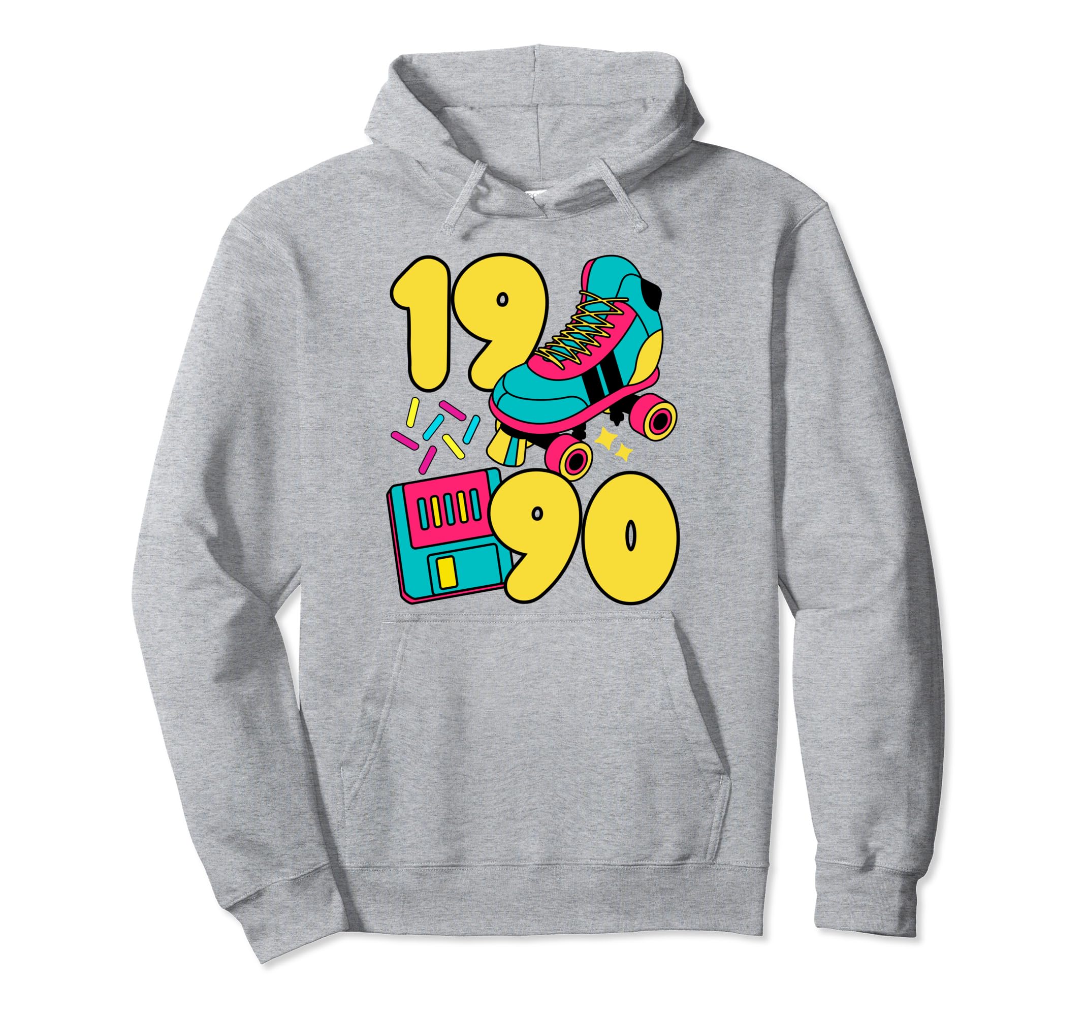 1990 Slow Tec 90S Candy Roller Rink Hoodie - Minimalist Print Unisex - T-Shirt, Sweatshirt, Hoodie