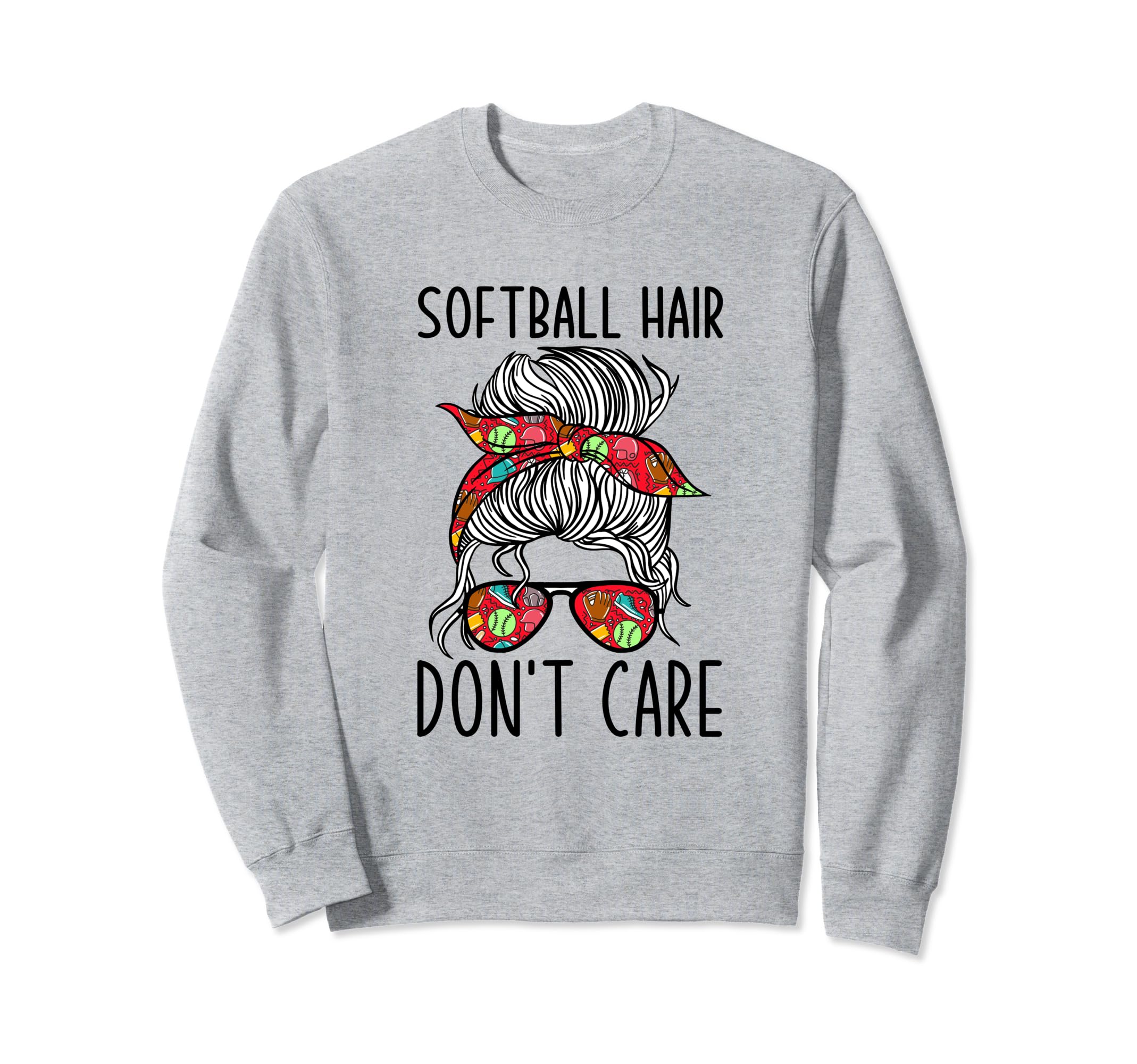 Softball Player Team Baseball Sweatshirt - Fun Novelty Design Unisex - T-Shirt, Sweatshirt, Hoodie
