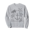 90S Fisherman Aesthetic Fish Sweatshirt - Minimalist Print for Adults - T-Shirt, Sweatshirt, Hoodie