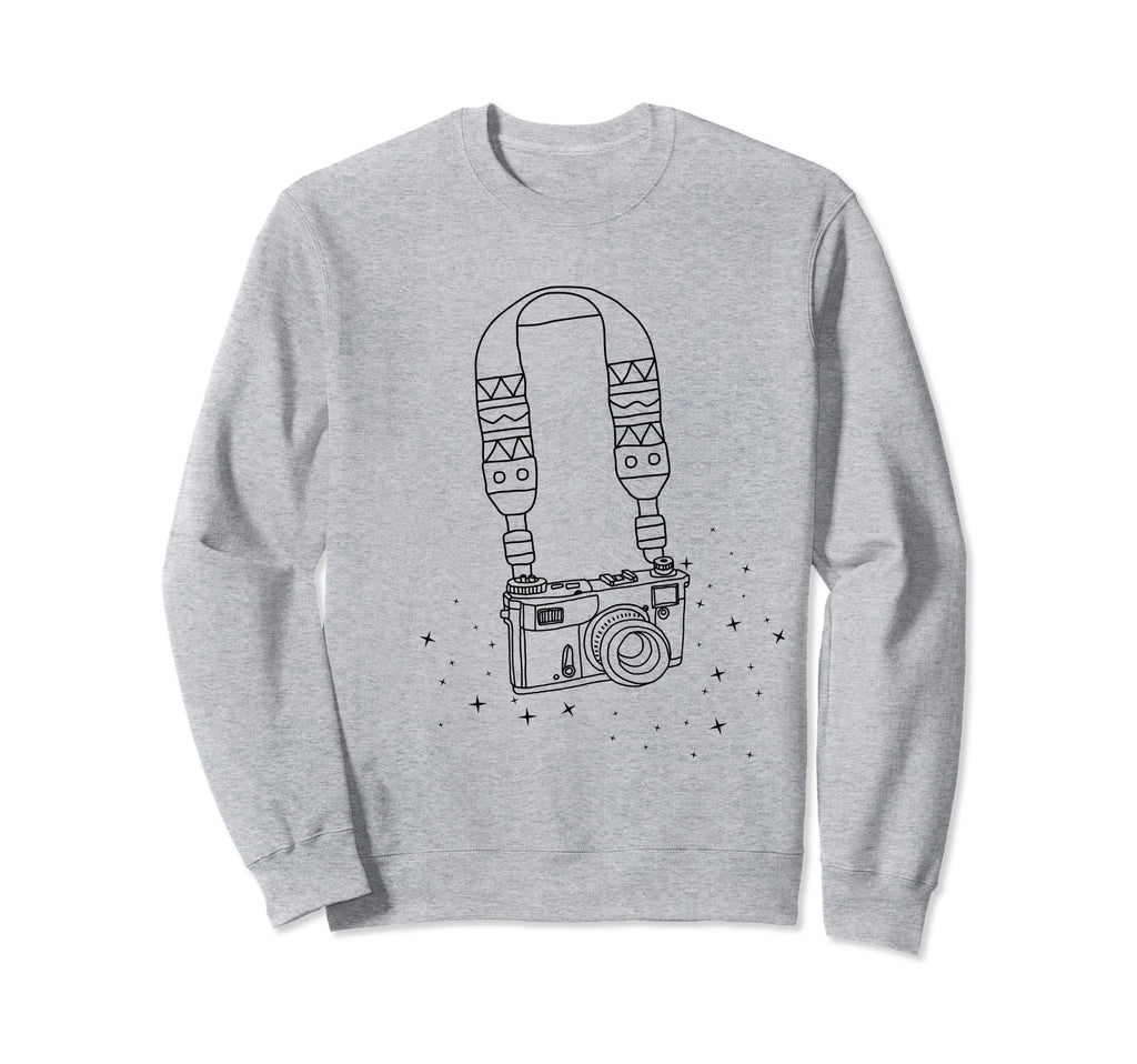 Camera Strap Fun Photographer Sweatshirt - Custom Art Print Unisex - T-Shirt, Sweatshirt, Hoodie