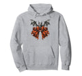 Bat Coquette Bow Halloween Bow Coquette Hoodie - Graphic Print Men Women - T-Shirt, Sweatshirt, Hoodie