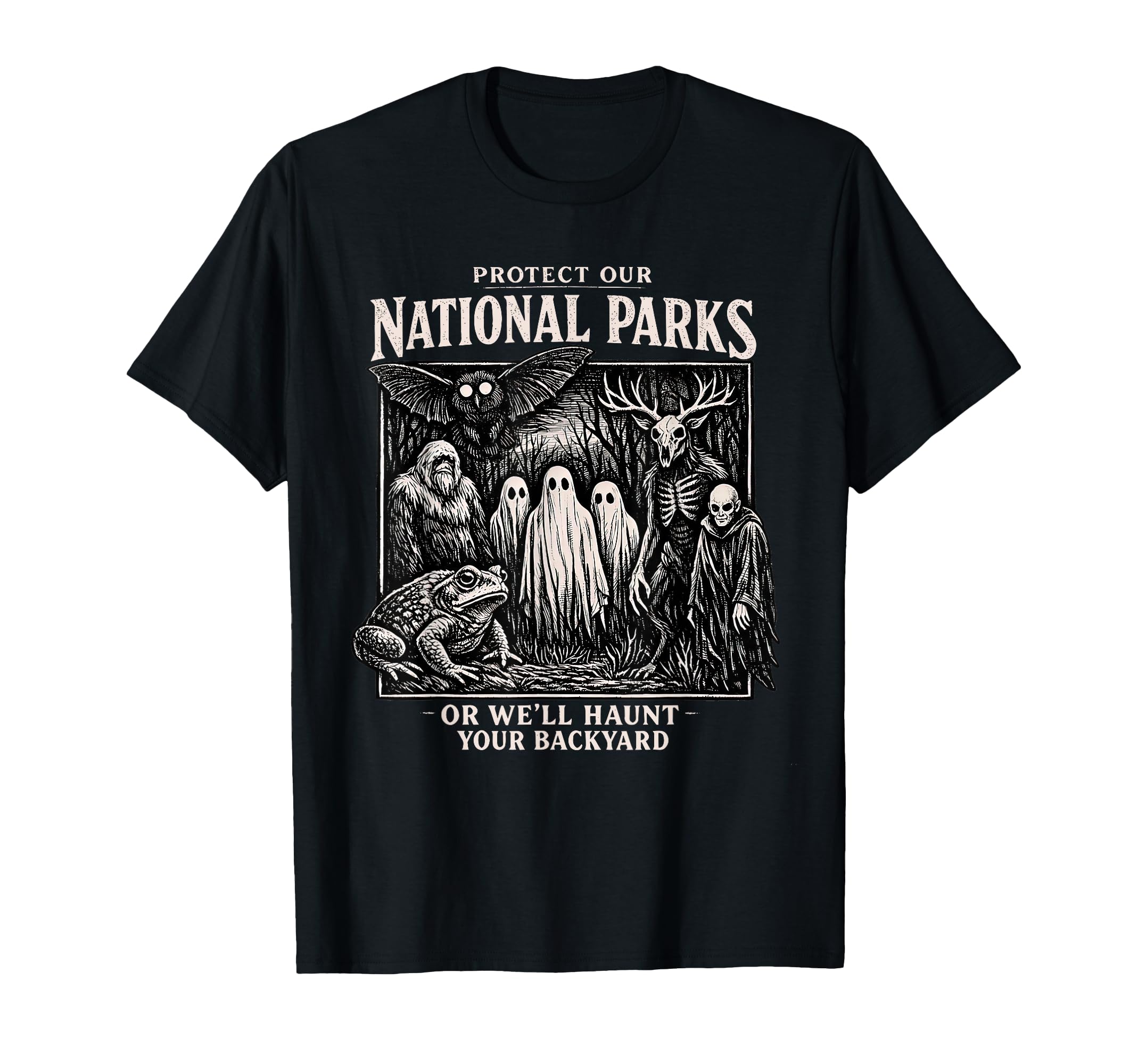 Protect Our Nation Park Or Well T-Shirt - Casual Everyday Wear Men Women - T-Shirt, Sweatshirt, Hoodie