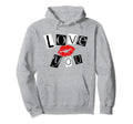 Preppy Aesthetic Y2K Lips Girly Hoodie - Trendy Graphic for Adults - T-Shirt, Sweatshirt, Hoodie