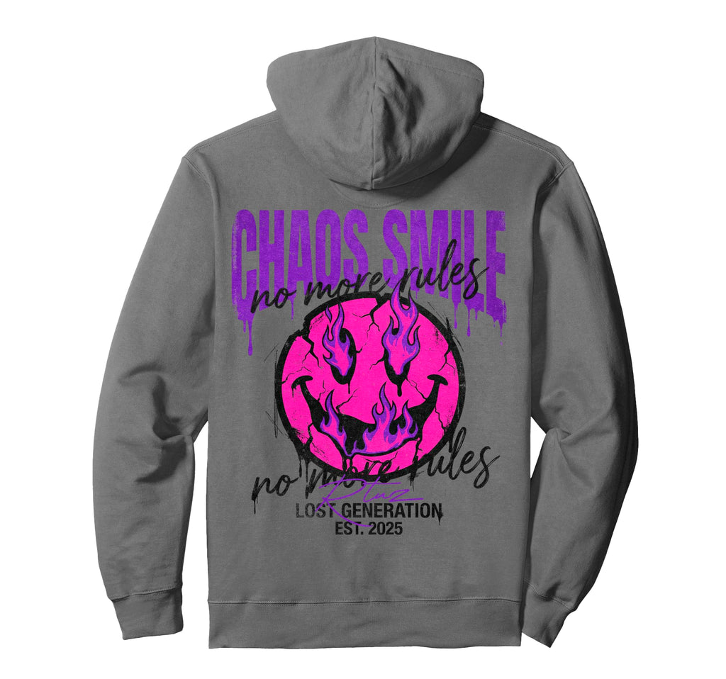 Y2K Back Streetwear Smile Hoodie - Aesthetic Graphic Men Women - T-Shirt, Sweatshirt, Hoodie