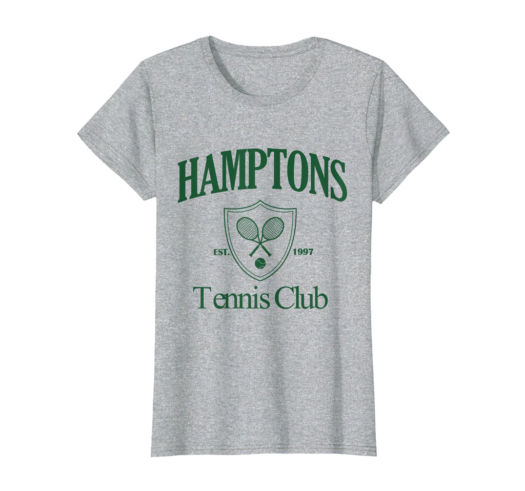Hamptons Tennis Club 90S Aesthetic T-Shirt - Trendy Graphic Men Women - T-Shirt, Sweatshirt, Hoodie
