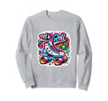 70S 80S Roller Disco Skating Skate Sweatshirt - Custom Art Print for Adults - T-Shirt, Sweatshirt, Hoodie