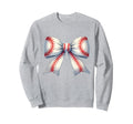 Coquette Baseball Bow Baseball Sweatshirt - Fun Novelty Design Men Women - T-Shirt, Sweatshirt, Hoodie