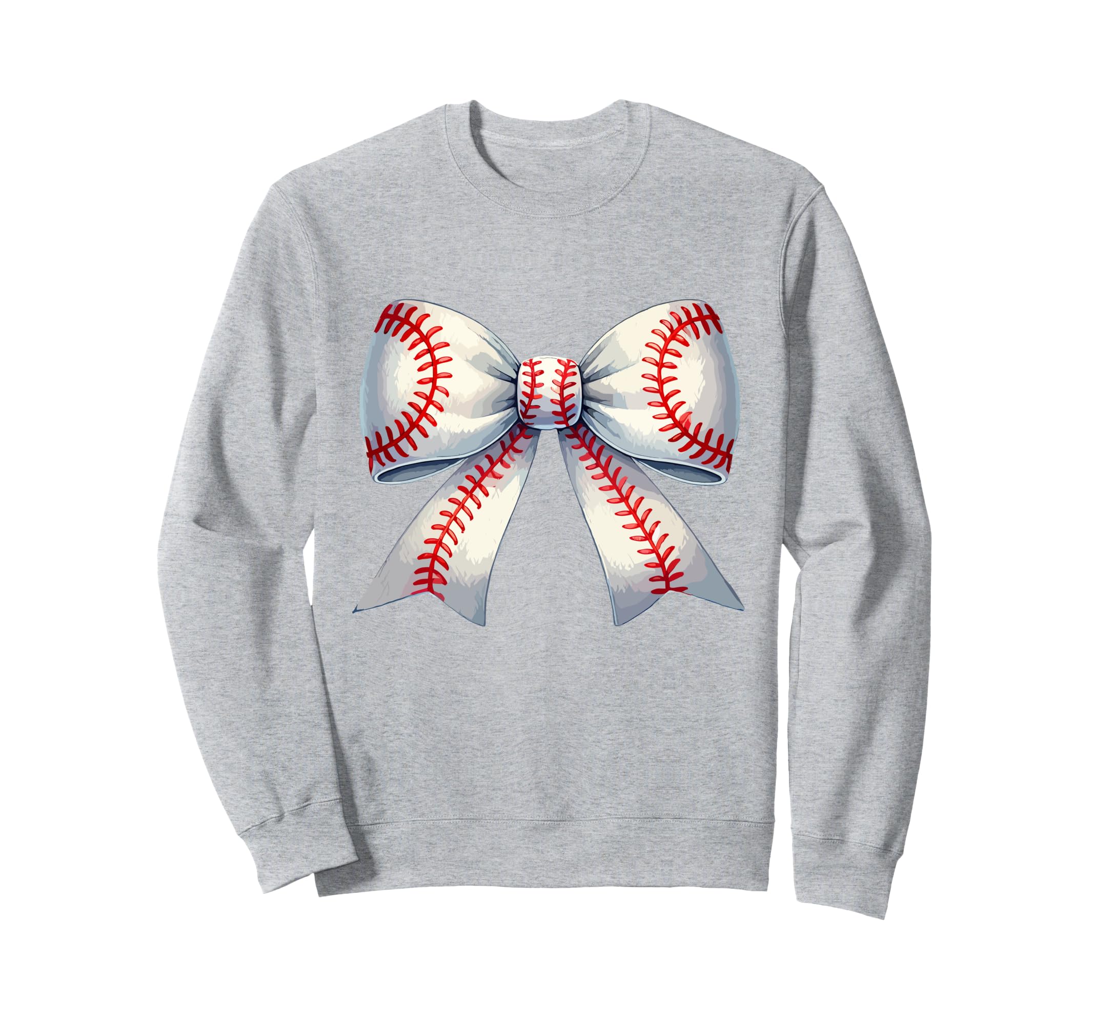 Coquette Baseball Bow Baseball Sweatshirt - Fun Novelty Design Men Women - T-Shirt, Sweatshirt, Hoodie